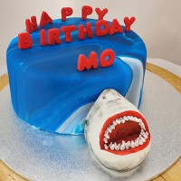 Beach Shark cake